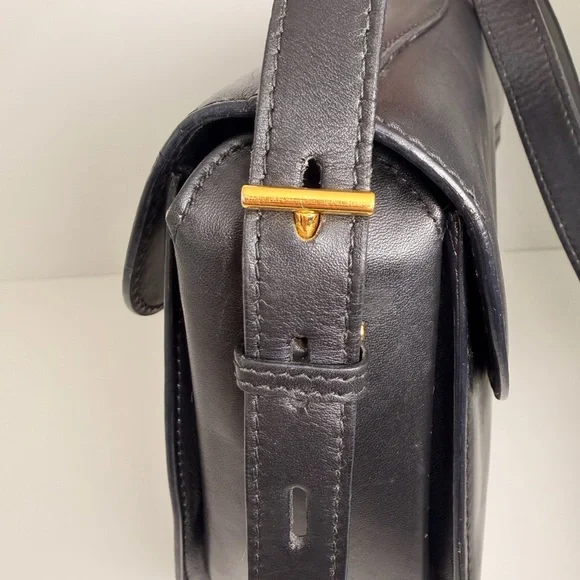 *Rare Vintage GUCCI Black Saddle Bag - Picture 10 of 13